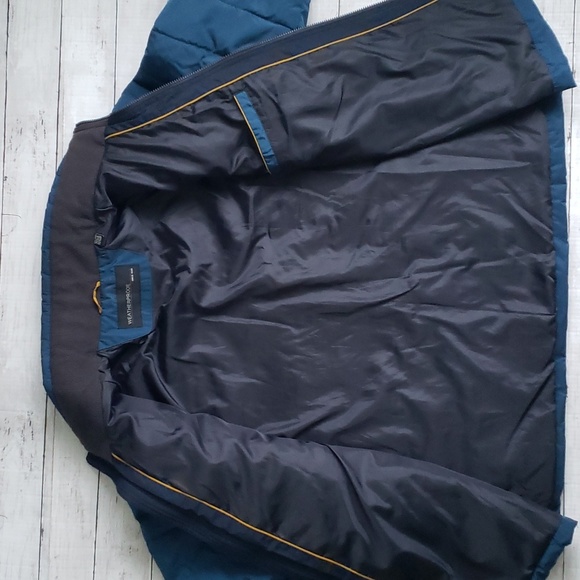 WEATHERPROOF Men’s Ultra Luxe Water Resistant Puffer Jacket Blue Sphere XXL EUC - Picture 7 of 11